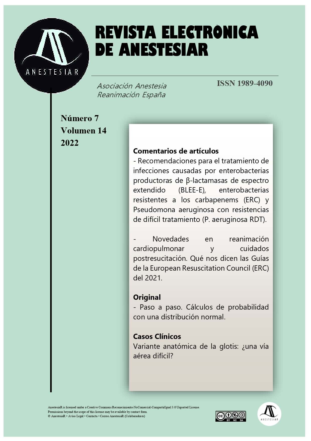 					Ver Vol. 14 Núm. 7 (2022): Revista Electrónica de AnestesiaR
				