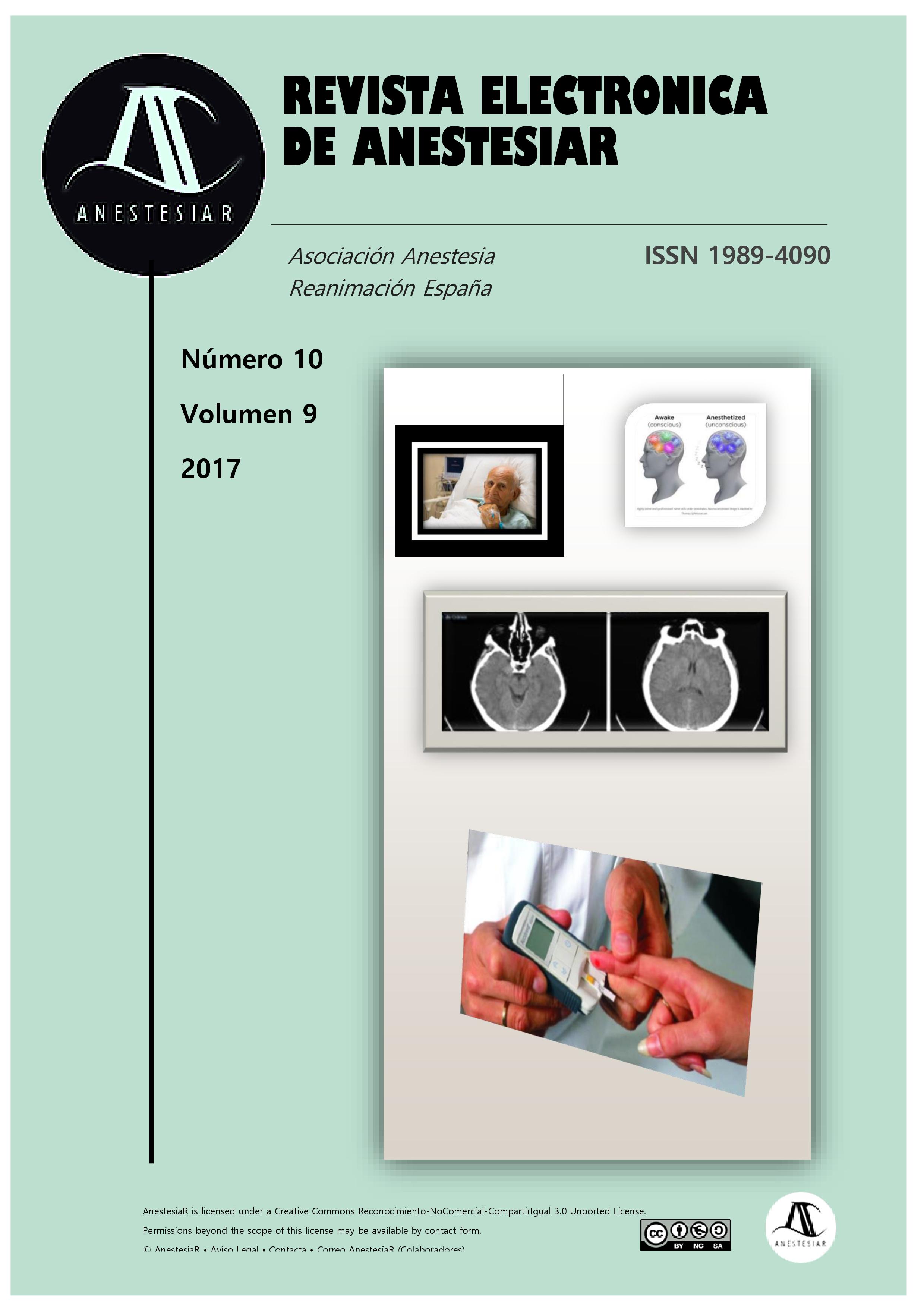 					Ver Vol. 9 Núm. 10 (2017): Revista Electrónica de AnestesiaR
				